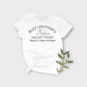 Buzz Lightyear Galaxy Tours -  Tee’s & sweatshirts Unisex All Sizes