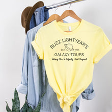 Load image into Gallery viewer, Buzz Lightyear Galaxy Tours -  Tee’s &amp; sweatshirts Unisex All Sizes
