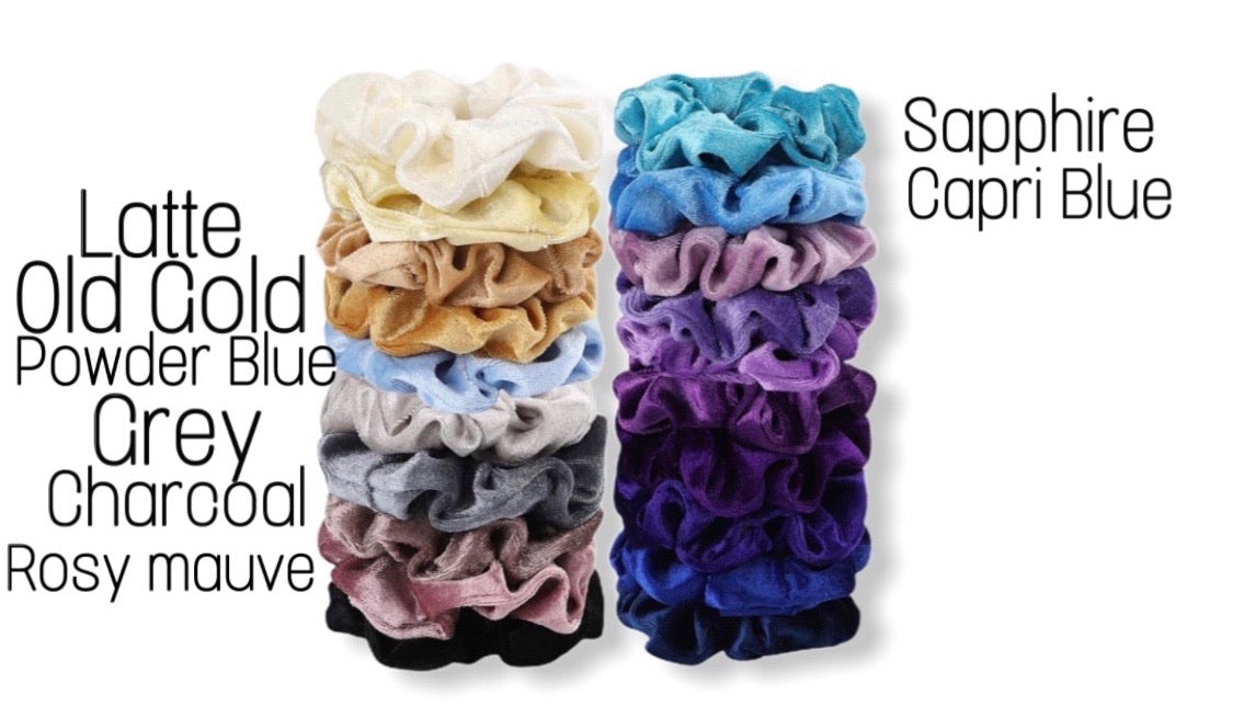 Velvet Scrunchies
