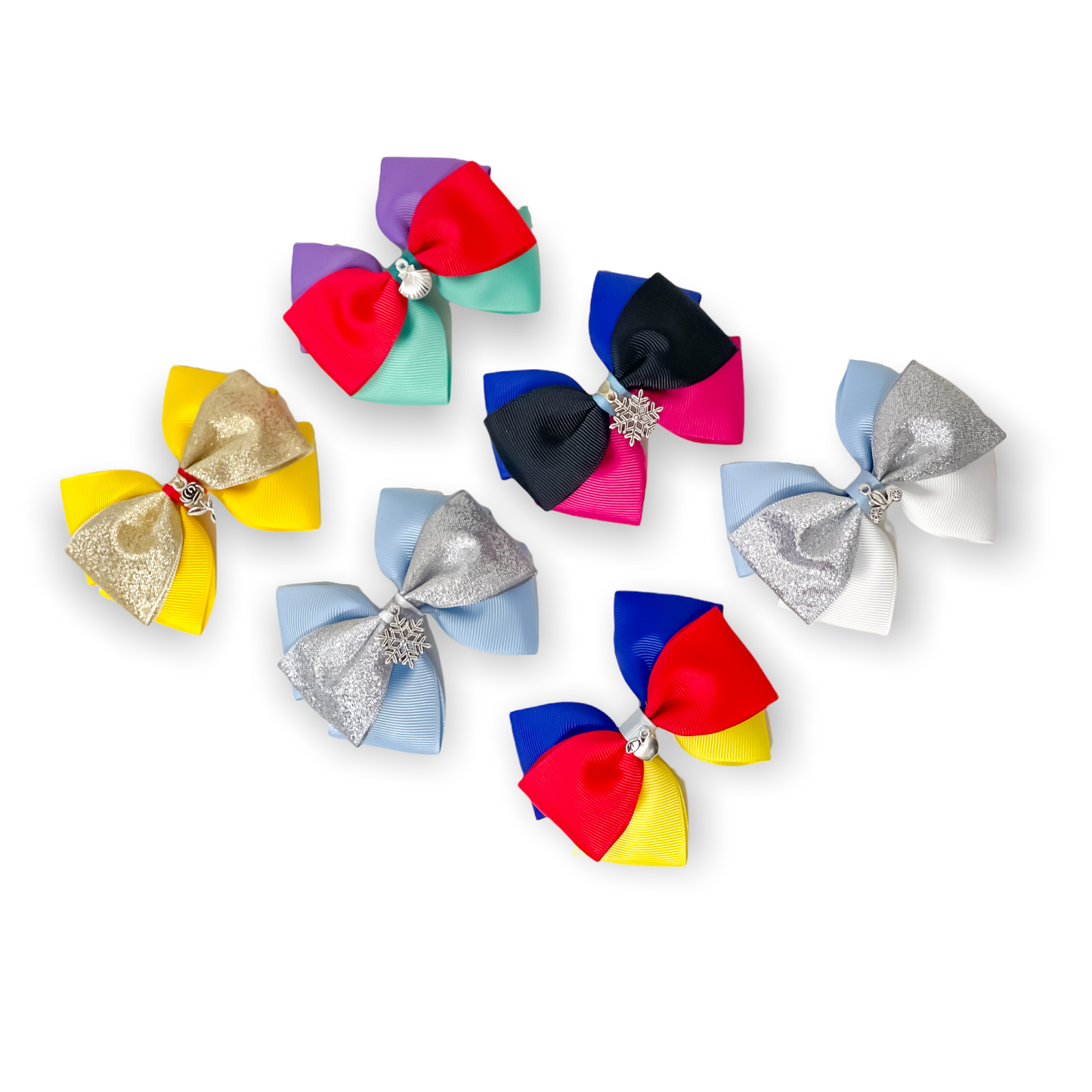 Charm Triple Pinch Hair Bows