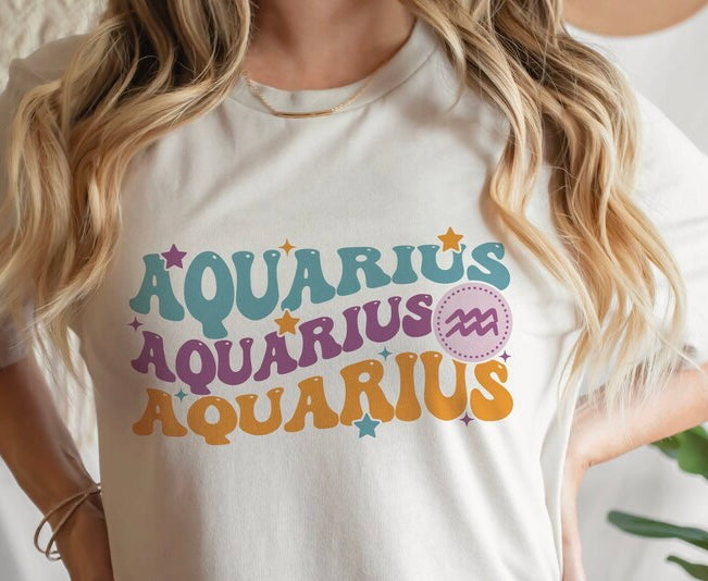 Zodiac Signs - WHITE T-Shirt Unisex All Sizes