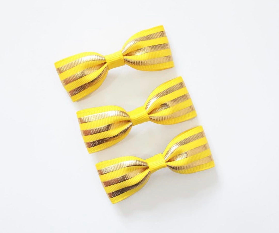 Foil Strip Mini & Single Pinch Bows