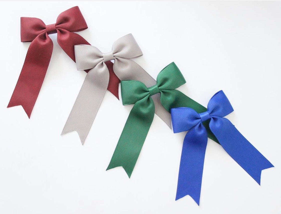 Standard Ponytail Bow Clips