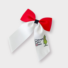 Load image into Gallery viewer, Naughty, Nice, Mean Hair Bows  (all sizes)
