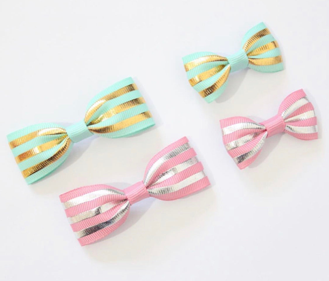 Foil Strip Mini & Single Pinch Bows