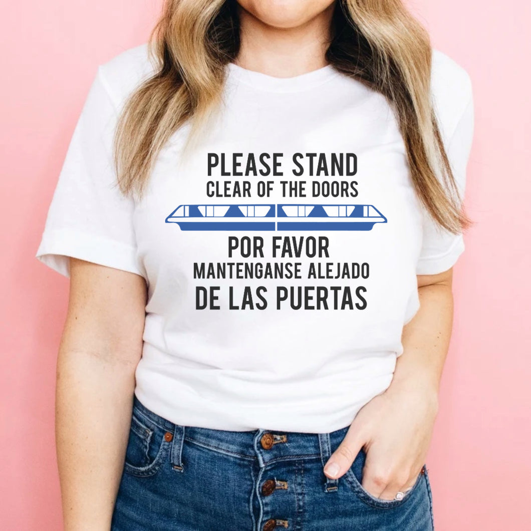 Please stand clear of the doors - T-Shirt Unisex All Sizes