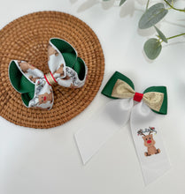 Load image into Gallery viewer, Reindeer Hair Bows  (all sizes)
