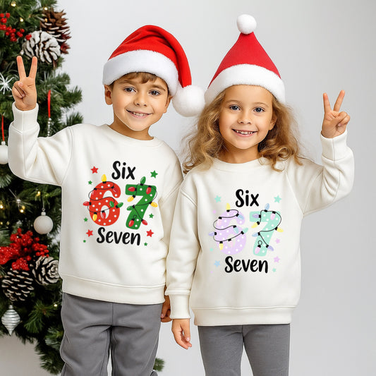 Six Seven (Christmas Lights) - Tee’s & Sweatshirts