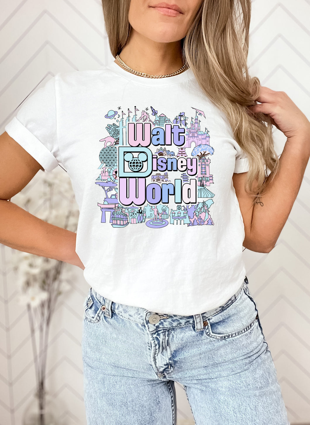 Walt Disney World Pastels T Shirt Unisex All Sizes Little Lovelies By Jo Anna