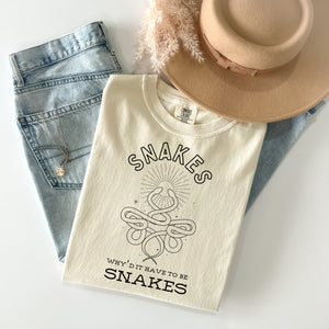 Why’d it have to be snakes/indiana jones -  Tee’s & sweatshirts Unisex All Sizes