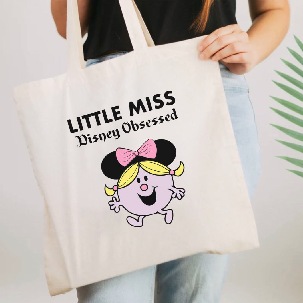 Little Miss Disney Obsessed - Tote Bag