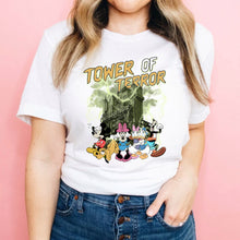 Load image into Gallery viewer, Tower of Terror/Mickey &amp; friends - T-Shirt Unisex All Sizes
