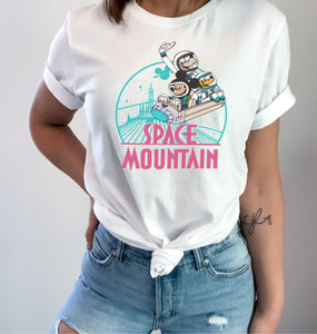 Space Mountain & friends  - T-Shirt Unisex All Sizes