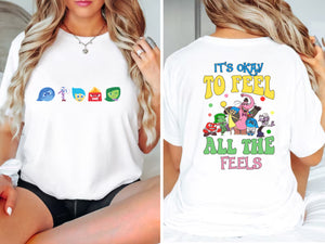 Inside Out / Feel all the feels - T-Shirt Unisex All Sizes