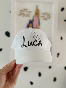 ‘Mickey’ Personalised Baseball Caps - All Sizes