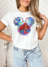 Load image into Gallery viewer, Mermaid/Mouse T-Shirt Unisex All Sizes
