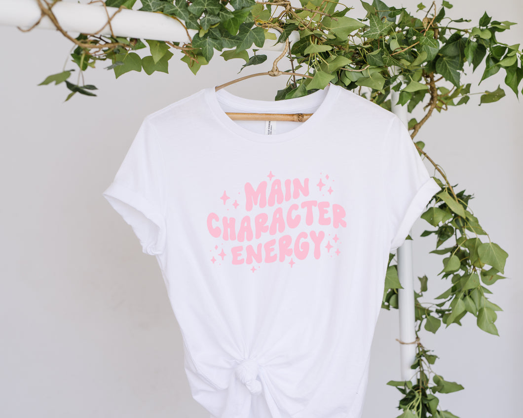‘Main Character Energy’ Tee’s & sweatshirts Unisex All Sizes