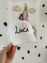 Load image into Gallery viewer, ‘Mickey’ Personalised Baseball Caps - All Sizes
