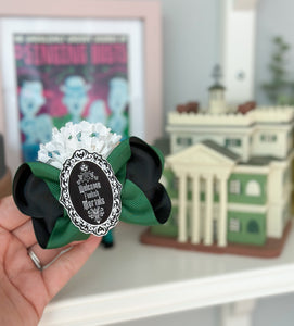 Haunted Mansion Large Boutique Bow