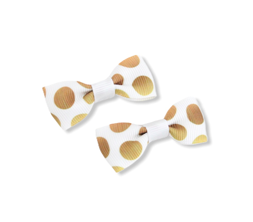 Polka mini bows