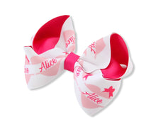 Load image into Gallery viewer, Personalised Heart Bows - all sizes
