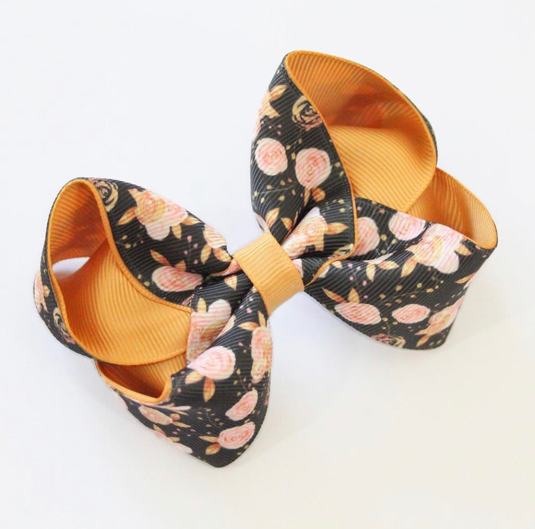 Autumn Bloom Large Boutique Bow