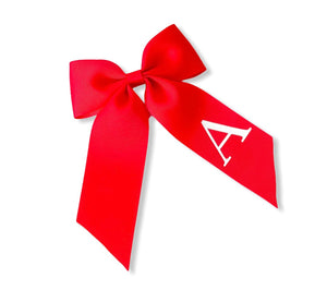 Personalised Initial Ponytail Bows - all sizes