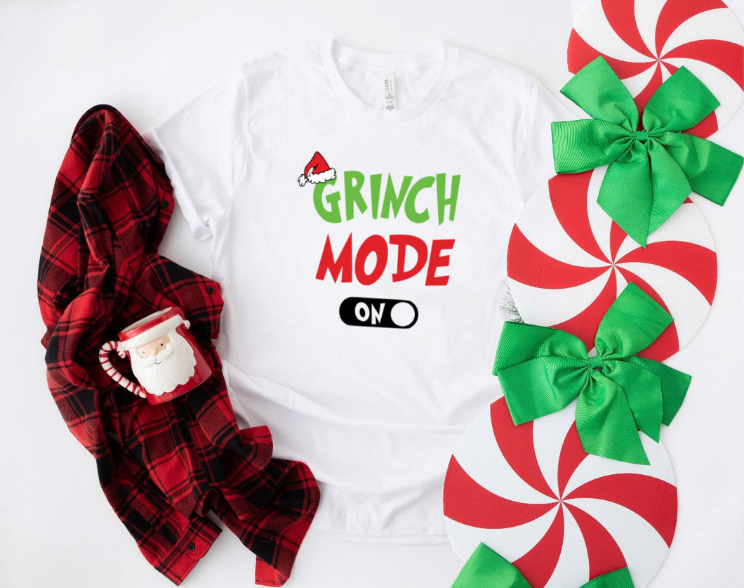 Grinch Mode - Tee’s & sweatshirts Unisex All Sizes