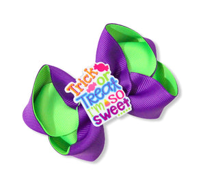 Trick or Treat large boutique bow