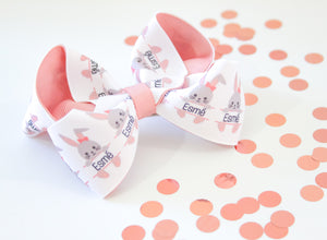 Personalised Bunny Bow’s - All Sizes