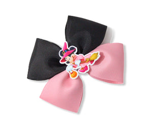 Witchy Minnie Large Double Pinch Bow
