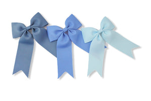 Set of 3 Antique Blue, Capri Blue & Baby Blue - All Style & Size Bows