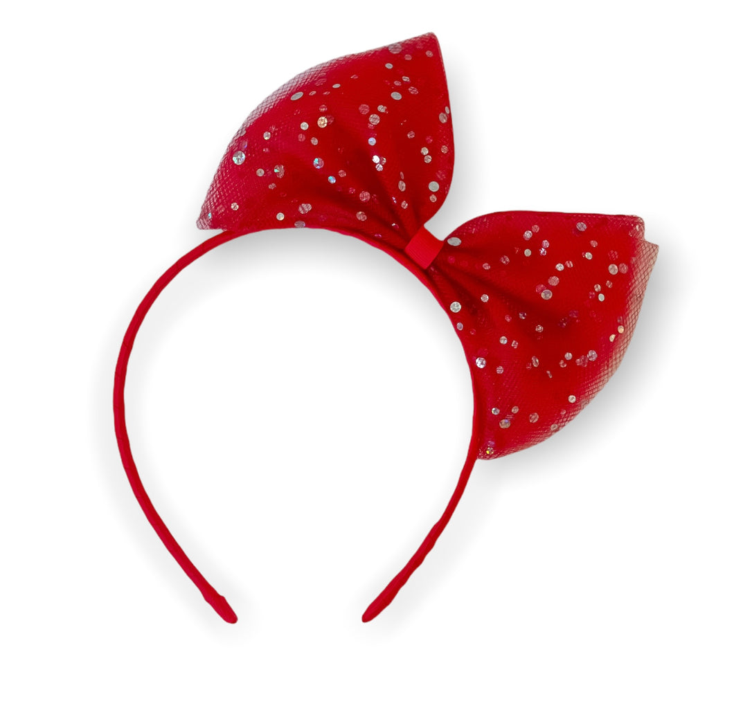 Tulle Big Bow Alice Band