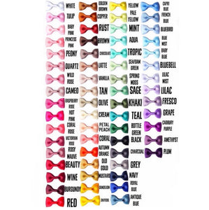 Metallic Lined Large Boutique Bows - All Colours