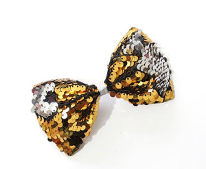 Reversible Sequin XL Pinch Bow