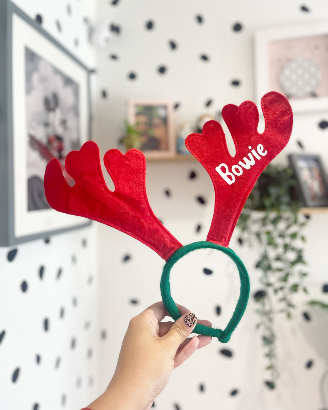 Personalised Reindeer Antlers