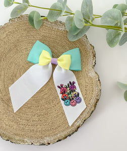 Smiley Face Bunny bows ( all sizes)