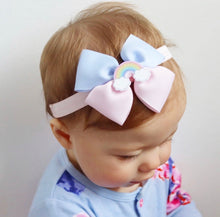 Load image into Gallery viewer, ‘Daydream’ large double pinch bow
