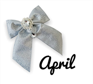 Birthstone Bows/Coloured Gemstone Bows
