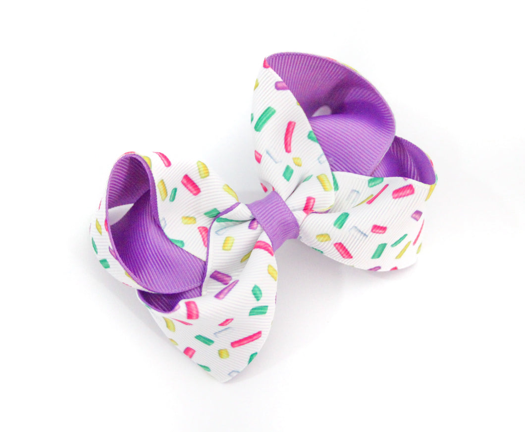 'Sprinkles' Large Boutique Bow
