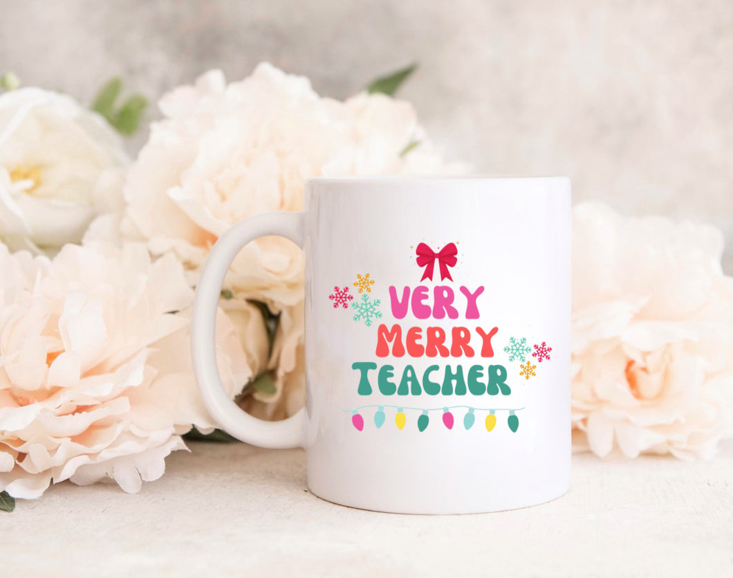Very Merry Teacher - MUG