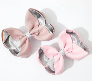 Metallic Lined Large Boutique Bows - All Colours
