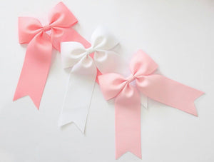 Large Ponytail Bow Clips