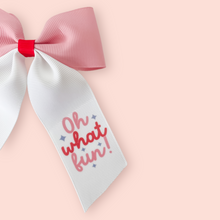 Load image into Gallery viewer, Oh what fun hair bows  (all sizes)
