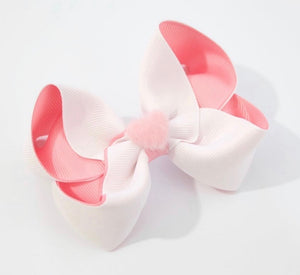 Fluffy Heart Large Boutique Bows