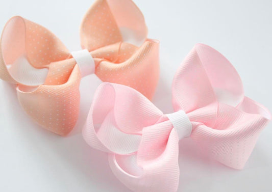 Polka Dot Large Boutique Bows