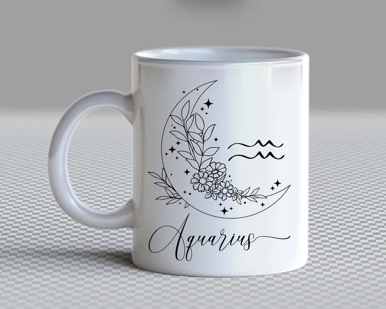 Moon design Zodiac Signs  -  MUG
