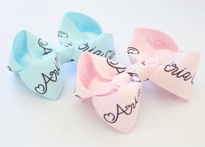 Personalised Large Boutique Bows - all fonts
