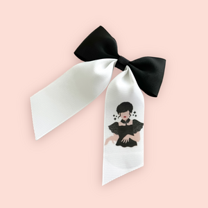 Wednesday Dance Hair Bows ( all sizes)