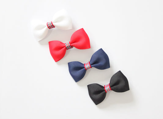 'A Touch Of Tartan' Mini Bows - Clips and Headbands